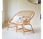 Canapé Leontie en rotin 2 places