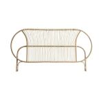 Tête de lit en tiges de rotin Léontie H 100 x L 190 x P 6 cm
