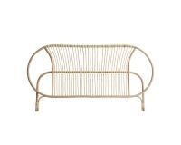 Tête de lit en tiges de rotin Léontie H 100 x L 190 x P 6 cm