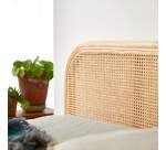 Tête de lit en tiges de rotin Josephine H 80 x L 160 x P 3 cm