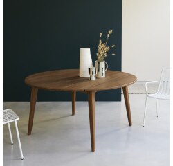 Table à manger Grasshopper en teck massif recyclé 8 personnes - intérieur et extérieur