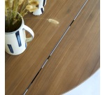 Table à manger Grasshopper en teck massif recyclé 8 personnes - intérieur et extérieur