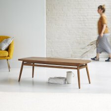 Table basse Twist en teck massif