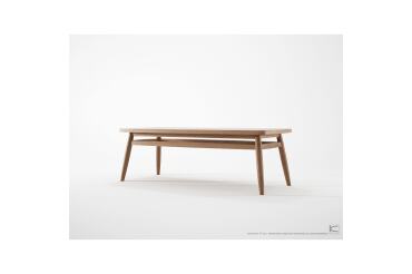 Table basse Twist en teck massif