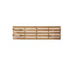 Tête de lit avec étagères en bois de teck Urbain H 76 x L 270 x P 5 cm
