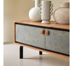 Meuble TV Temis en acacia L 160 cm