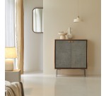 Bahut bar en acacia L 90 cm Temis