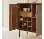 Bahut bar en acacia L 90 cm Temis