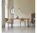 Table Temis en bois d'acacia et métal L 175 x P 90 cm, 6 personnes