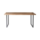 Table Temis en bois d'acacia et métal L 175 x P 90 cm, 6 personnes