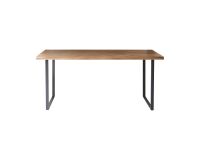 Table Temis en bois d'acacia et métal L 175 x P 90 cm, 6 personnes