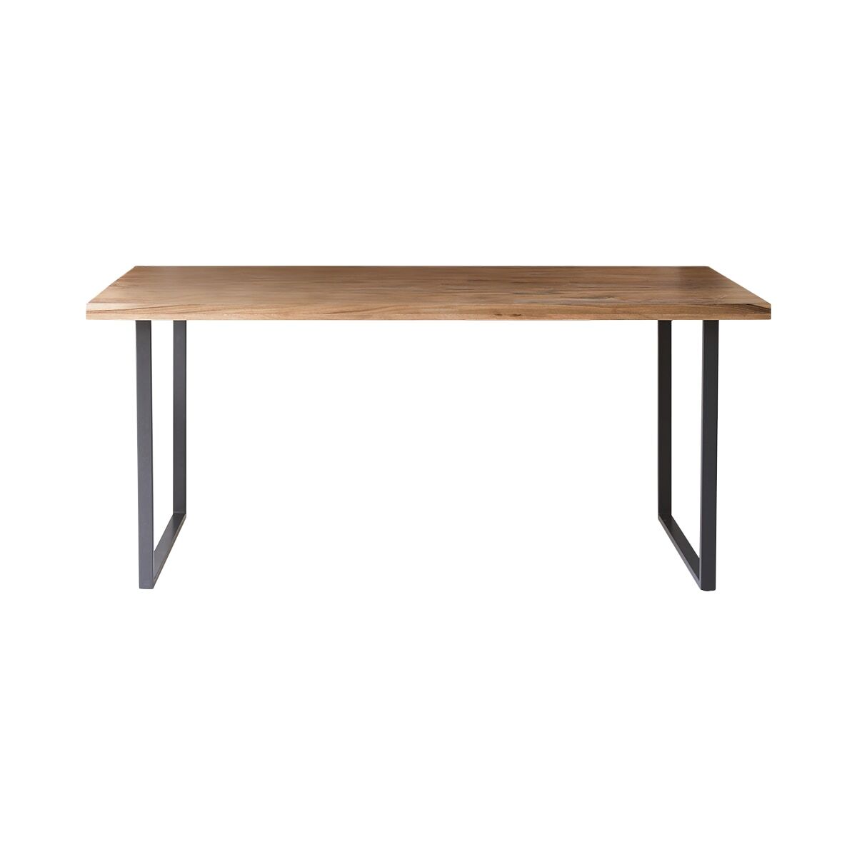 Table Temis en bois d'acacia et métal L 175 x P 90 cm, 6 personnes