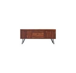 Meuble TV Bonnie en palissandre massif L 150 cm