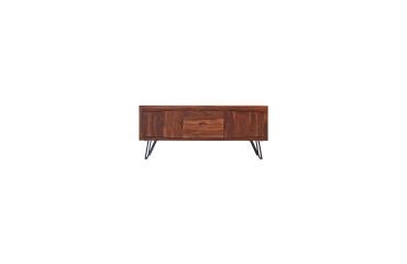 Meuble TV Bonnie en palissandre massif L 150 cm