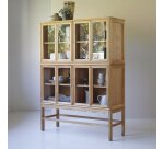 Vitrine double Alex en mindi H 160 cm