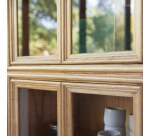 Vitrine double Alex en mindi H 160 cm