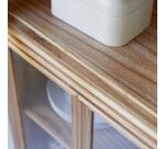 Vitrine double Alex en mindi H 160 cm