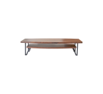 Table basse Bonnie en palissandre massif 110 x 60 cm