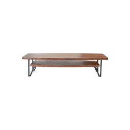 Table basse Bonnie en palissandre massif 110 x 60 cm