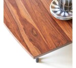 Table basse Bonnie en palissandre massif 110 x 60 cm