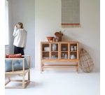 Vitrine basse Alex en mindi H 100 cm