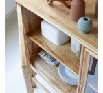 Vitrine basse Alex en mindi H 100 cm