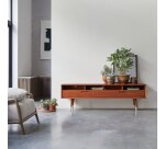 Meuble TV Magda 50's en acajou L 180 cm