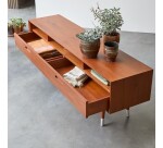 Meuble TV Magda 50's en acajou L 180 cm