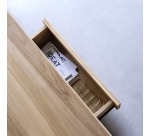 Meuble TV en bois de teck Anoa H 55 x L 180 x P 45 cm