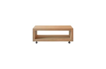 Table basse en bois de teck Anoa H 40 x L 110 x P 60 cm