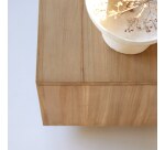 Table basse en bois de teck Anoa H 40 x L 110 x P 60 cm