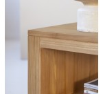Table basse en bois de teck Anoa H 40 x L 110 x P 60 cm