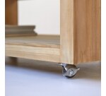 Table basse en bois de teck Anoa H 40 x L 110 x P 60 cm