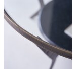Table basse Ambre en marbre et metal