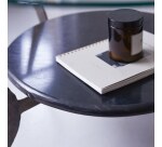 Table basse Ambre en marbre et metal