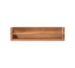 Etagère murale en bois de teck Ugo H 15 x L 60 x P 20 cm