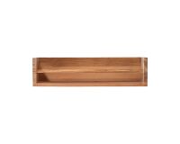 Etagère murale en bois de teck Ugo H 15 x L 60 x P 20 cm