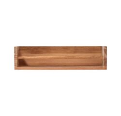 Etagère murale en bois de teck Ugo H 15 x L 60 x P 20 cm