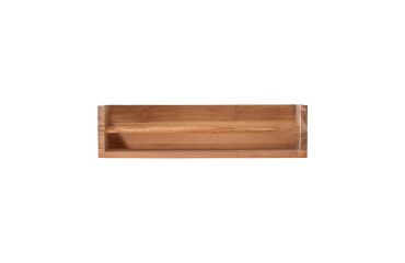 Etagère murale en bois de teck Ugo H 15 x L 60 x P 20 cm