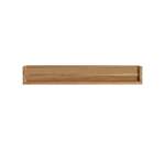 Etagère murale en bois de teck Ugo H 15 x L 100 x P 20 cm