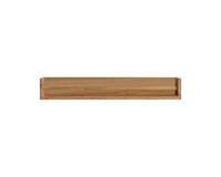 Etagère murale en bois de teck Ugo H 15 x L 100 x P 20 cm
