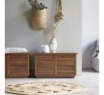 Coffre Loggia en acacia massif