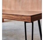 Banc Helga en palissandre massif, largeur 180 cm