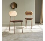 Chaise Yutapi brown en chêne