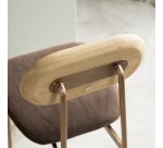 Chaise Yutapi brown en chêne