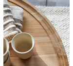 Table basse Milla en teck massif Ø 90 cm