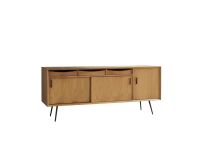 Buffet en acajou massif Simen H 72 x L 170 x P 46 cm