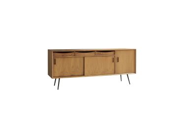Buffet en acajou massif Simen H 72 x L 170 x P 46 cm