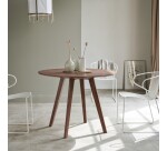 Table Eliana en palissandre massif Ø 100 cm, 4 à 5 personnes