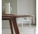 Table Eliana en palissandre massif Ø 100 cm, 4 à 5 personnes